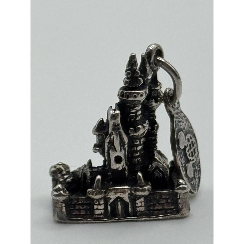 Vintage Walt Disney Productions Sterling Silver Cinderella Castle Charm
